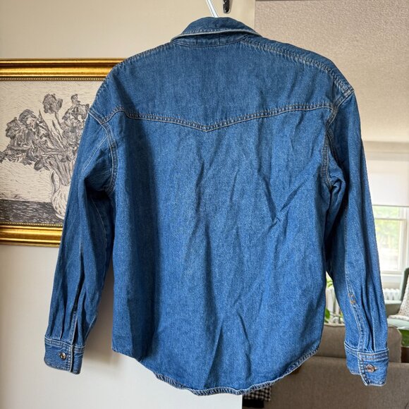 Wilfred Free Denim Shirt - Picture 4 of 5